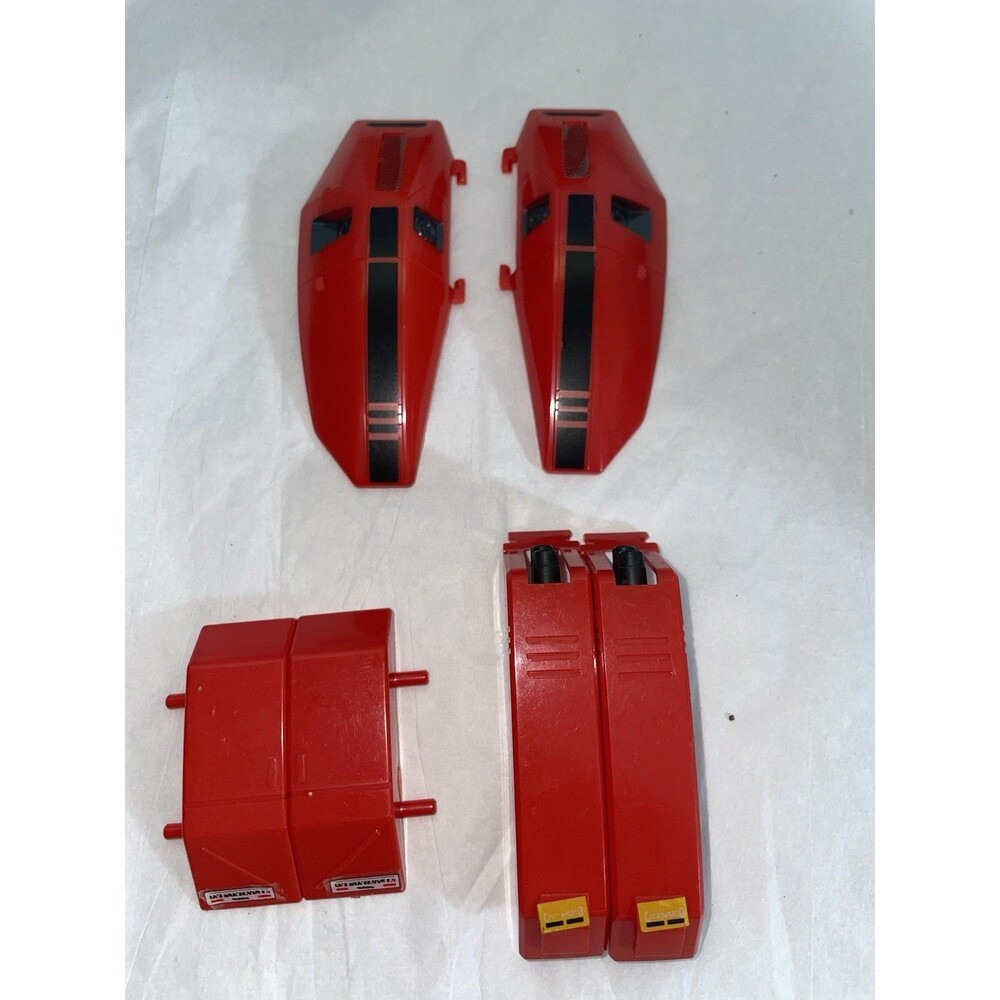 1984 Transformers G1 Jetfire Original Accessories Arm& Leg Guards & Fenders EUC